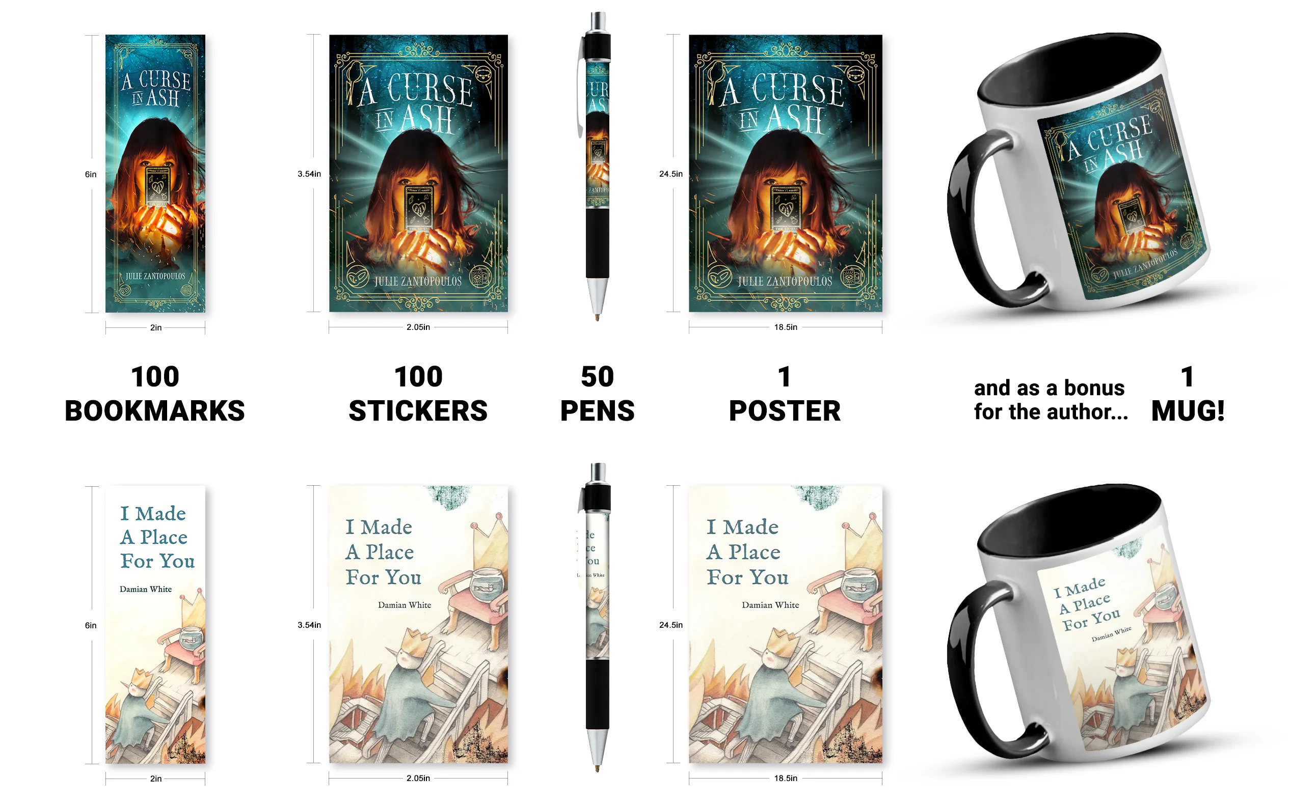 Merchandise Bundle for Your Book