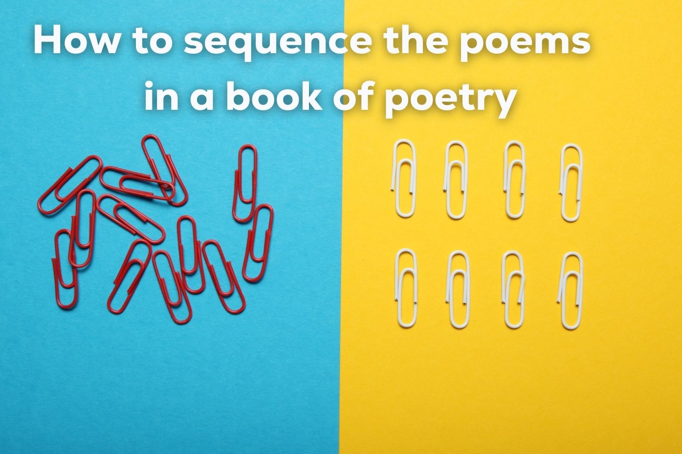 how to write a book of poetry