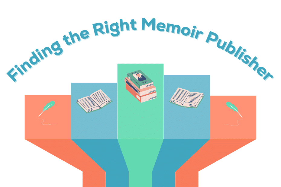 graphic about finding the right memoir book publishers