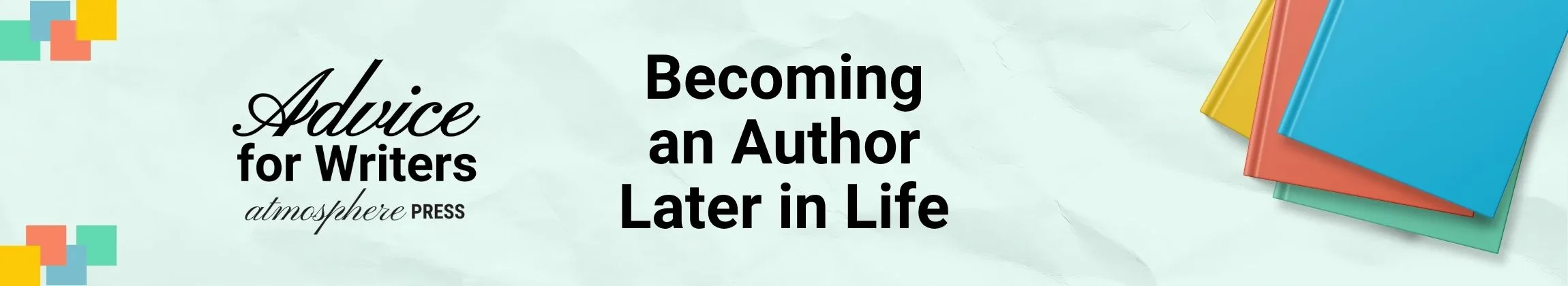 Becoming an Author Later in Life