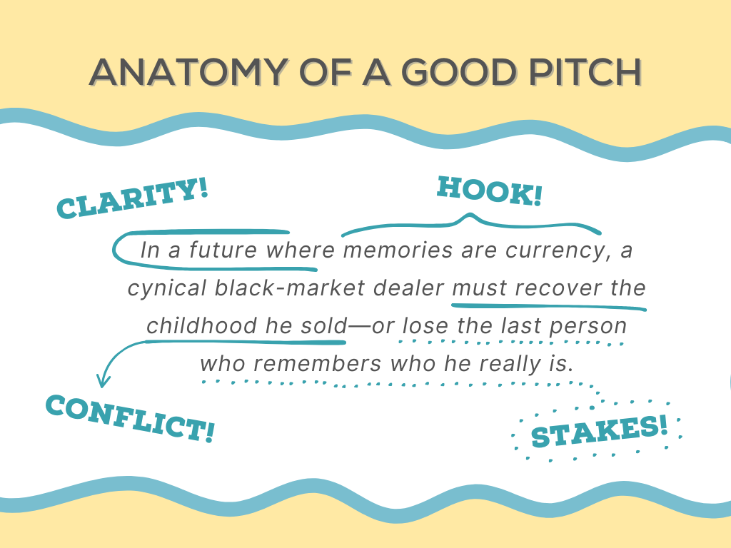 anatomy of a good book pitch