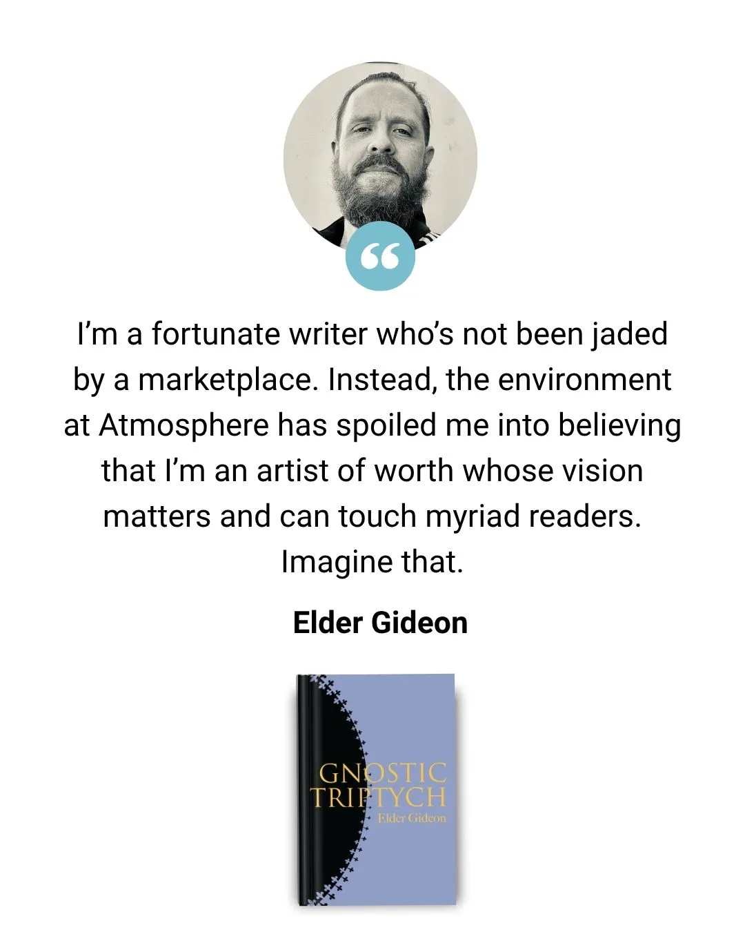 Testimonial from author Elder Gideon