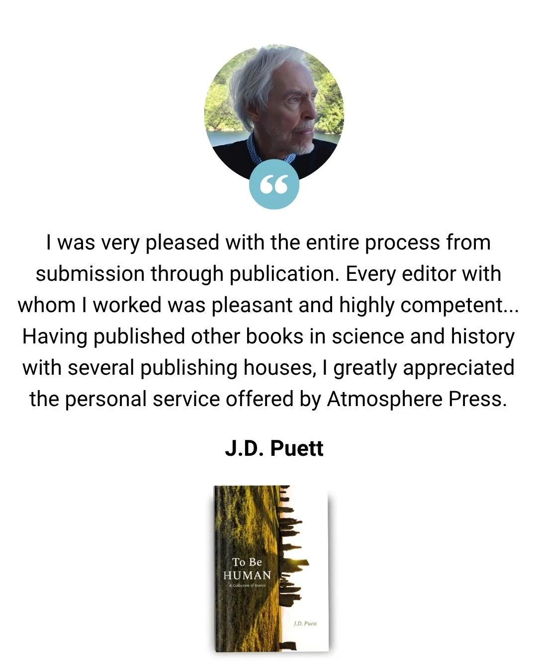 Testimonial from author J.D. Puett