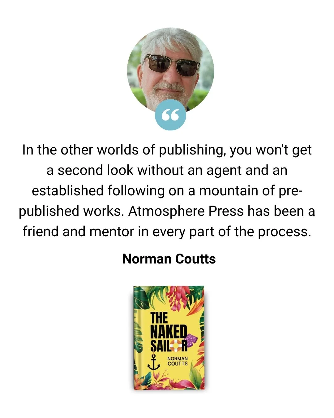 Testimonial from author Norman Coutts