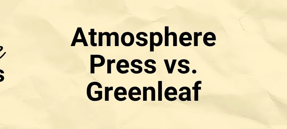 Atmosphere Press vs. Greenleaf Book Group