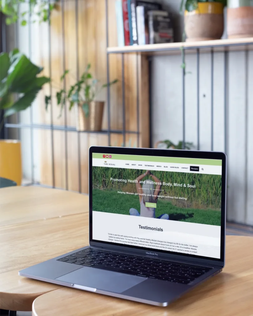 Example of author website