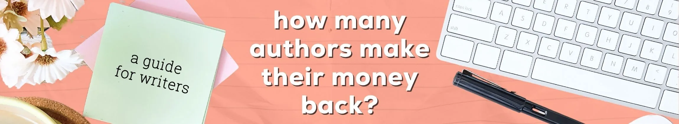 what percentage of authors make their money back