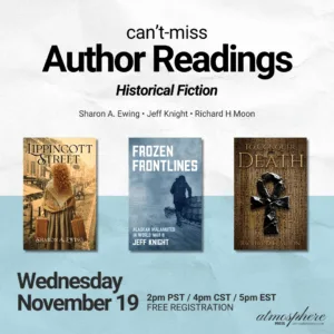 Atmosphere Press Presents: A Live Reading with Sharon A. Ewing, Jeff Knight, and Richard H Moon