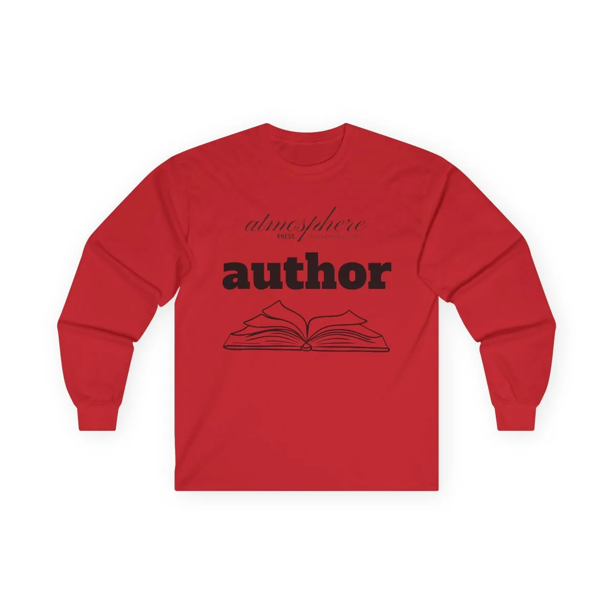 author with open book long sleeve tee writer shirt book lover top (1)