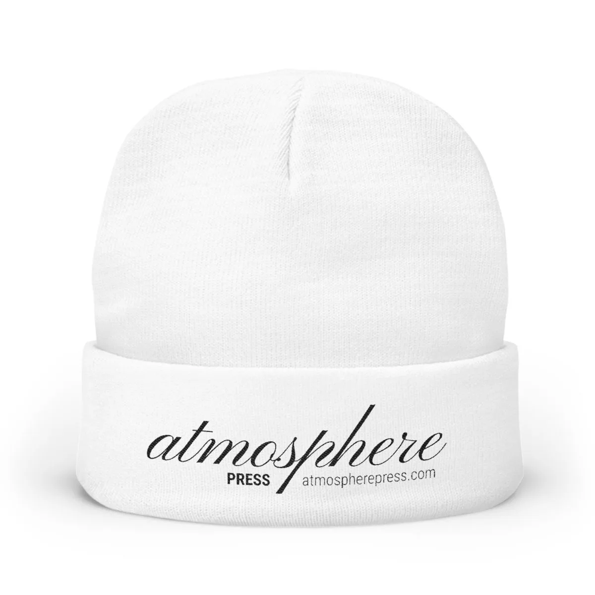 knit beanie embroidery