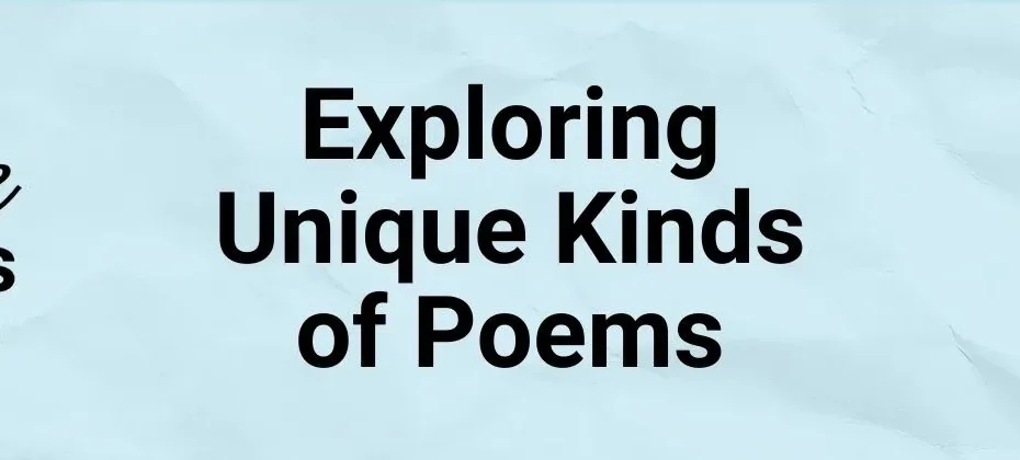 Exploring Unique Kinds of Poems