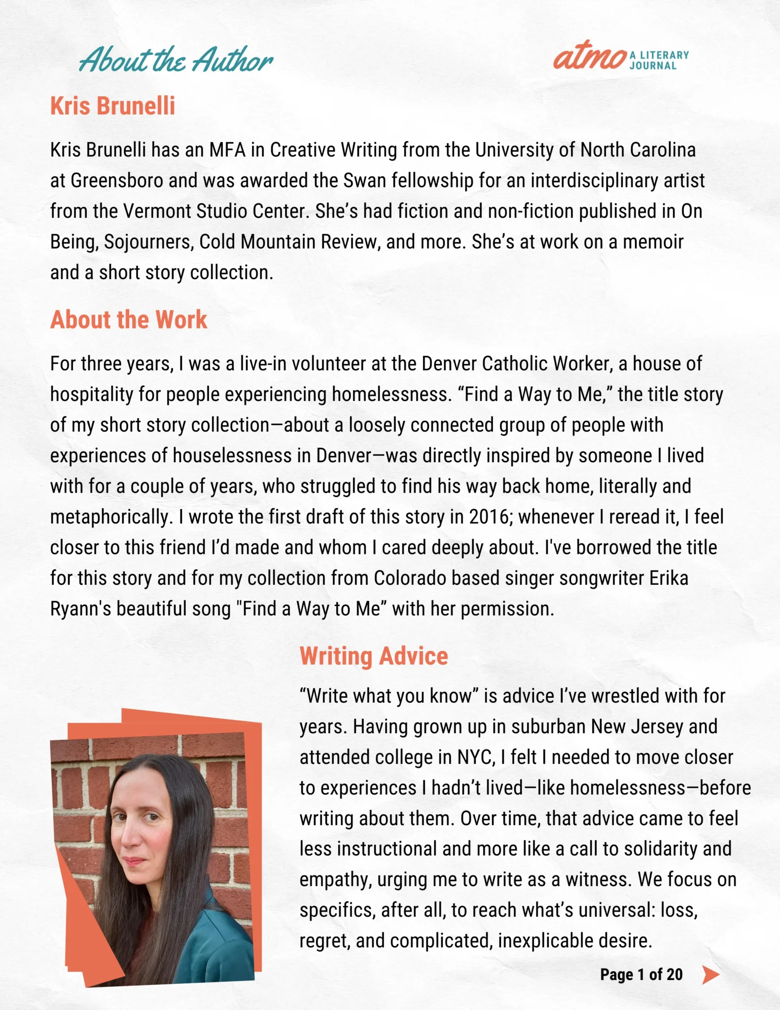 Find a Way to Me story by Kris Brunelli