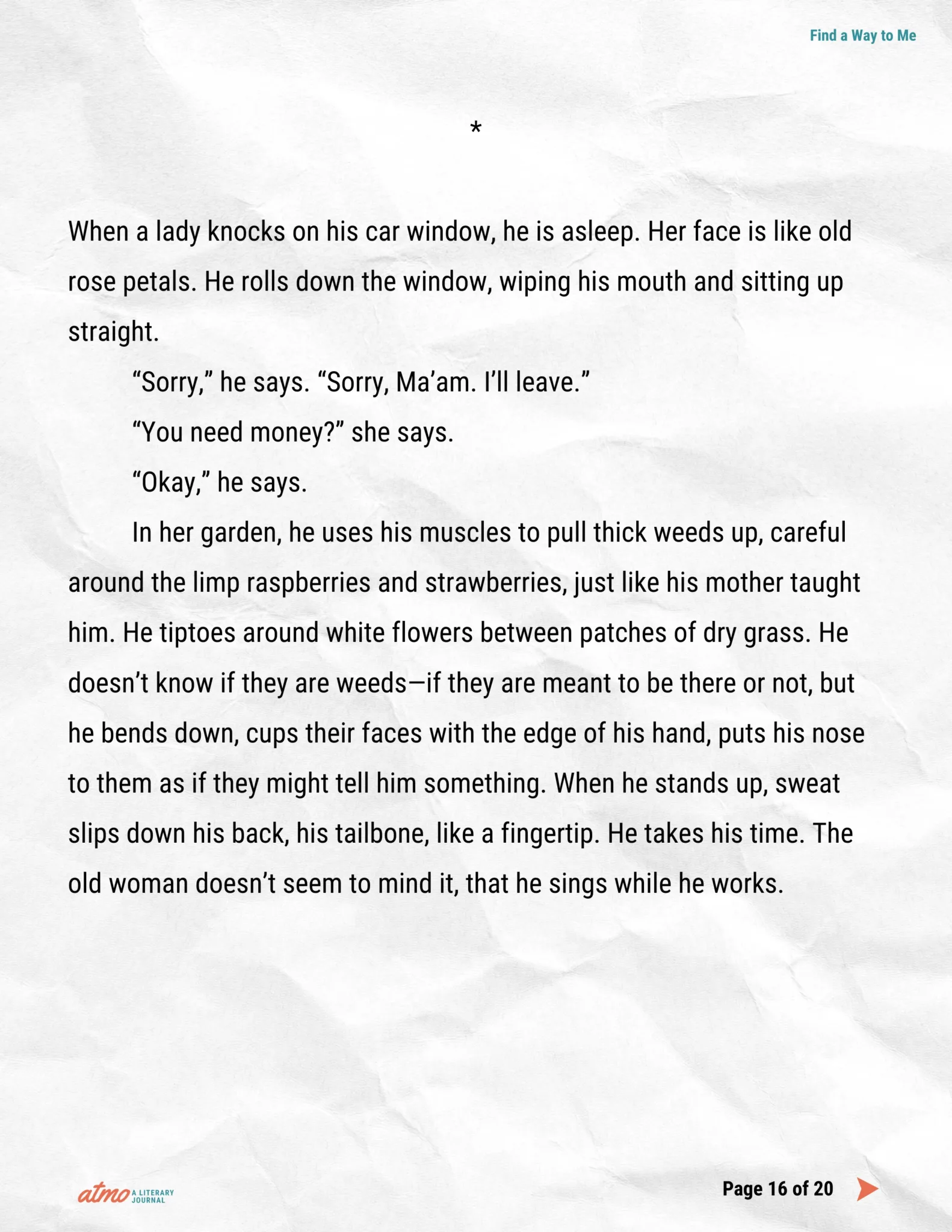 Find a Way to Me story by Kris Brunelli