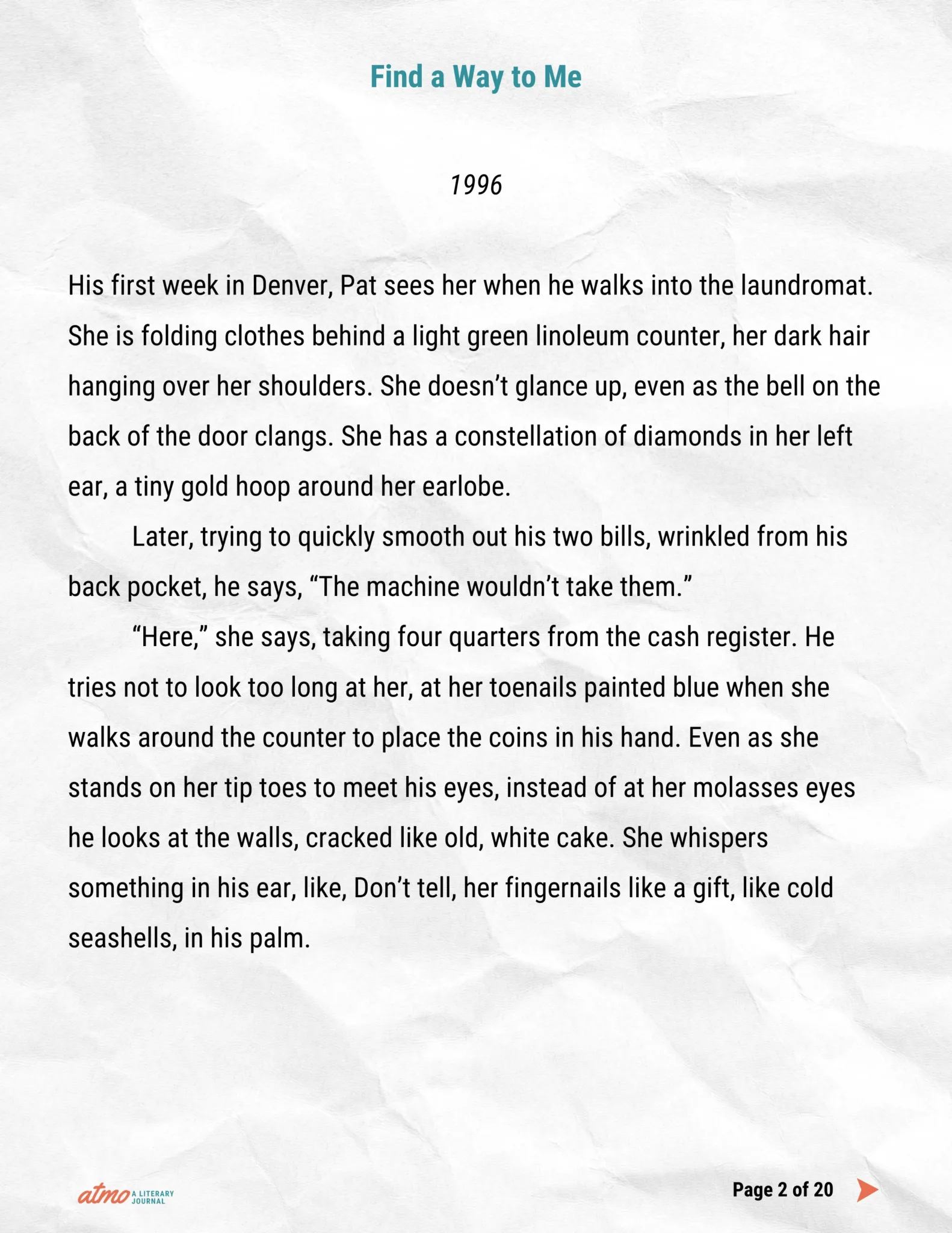 Find a Way to Me story by Kris Brunelli