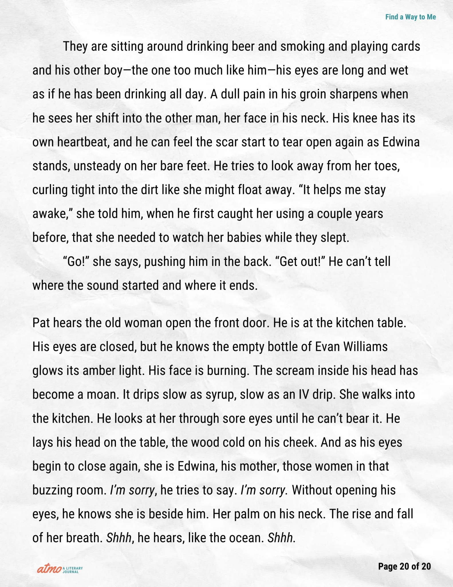 Find a Way to Me story by Kris Brunelli